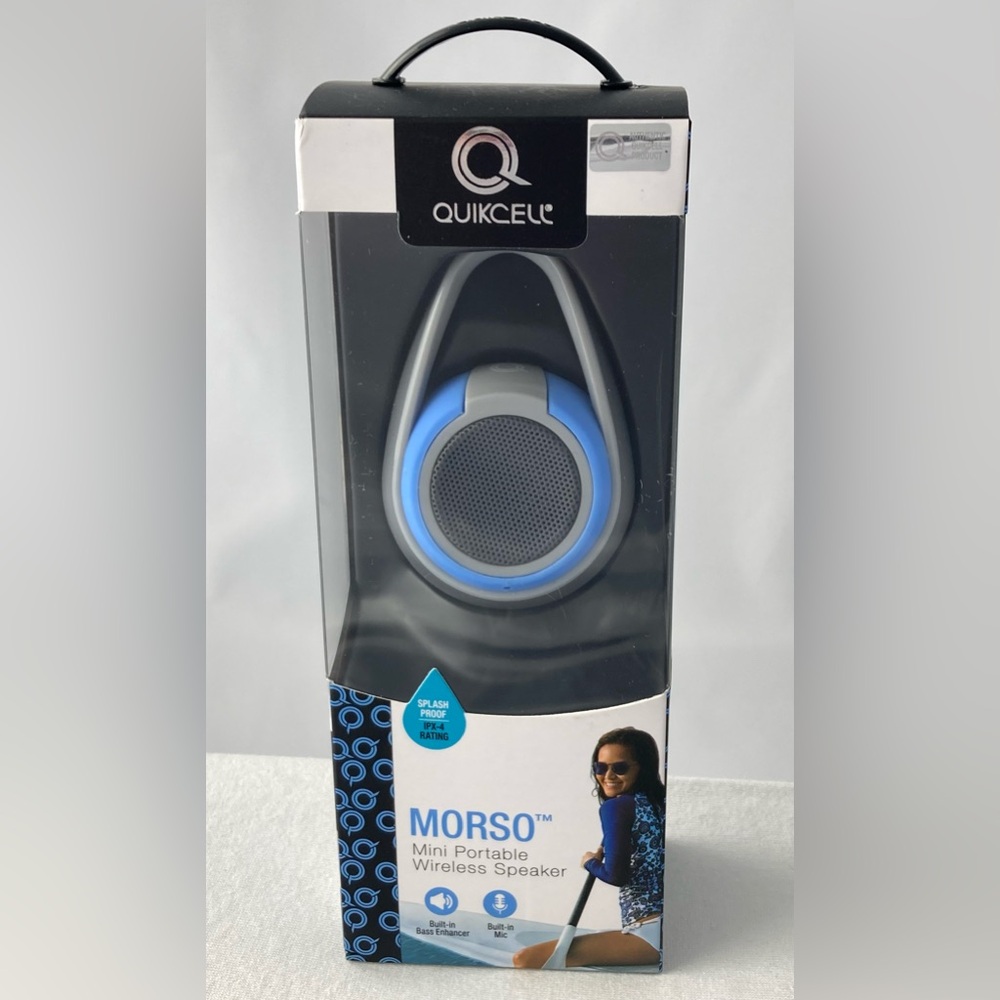 FREE OR 50% OFF W/PURCHASE - QuikCell Morso Mini Portable Wireless Speaker